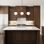 Uveta Linear Chandelier Red & Silver