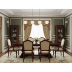 Uveta Linear Chandelier Red & Silver
