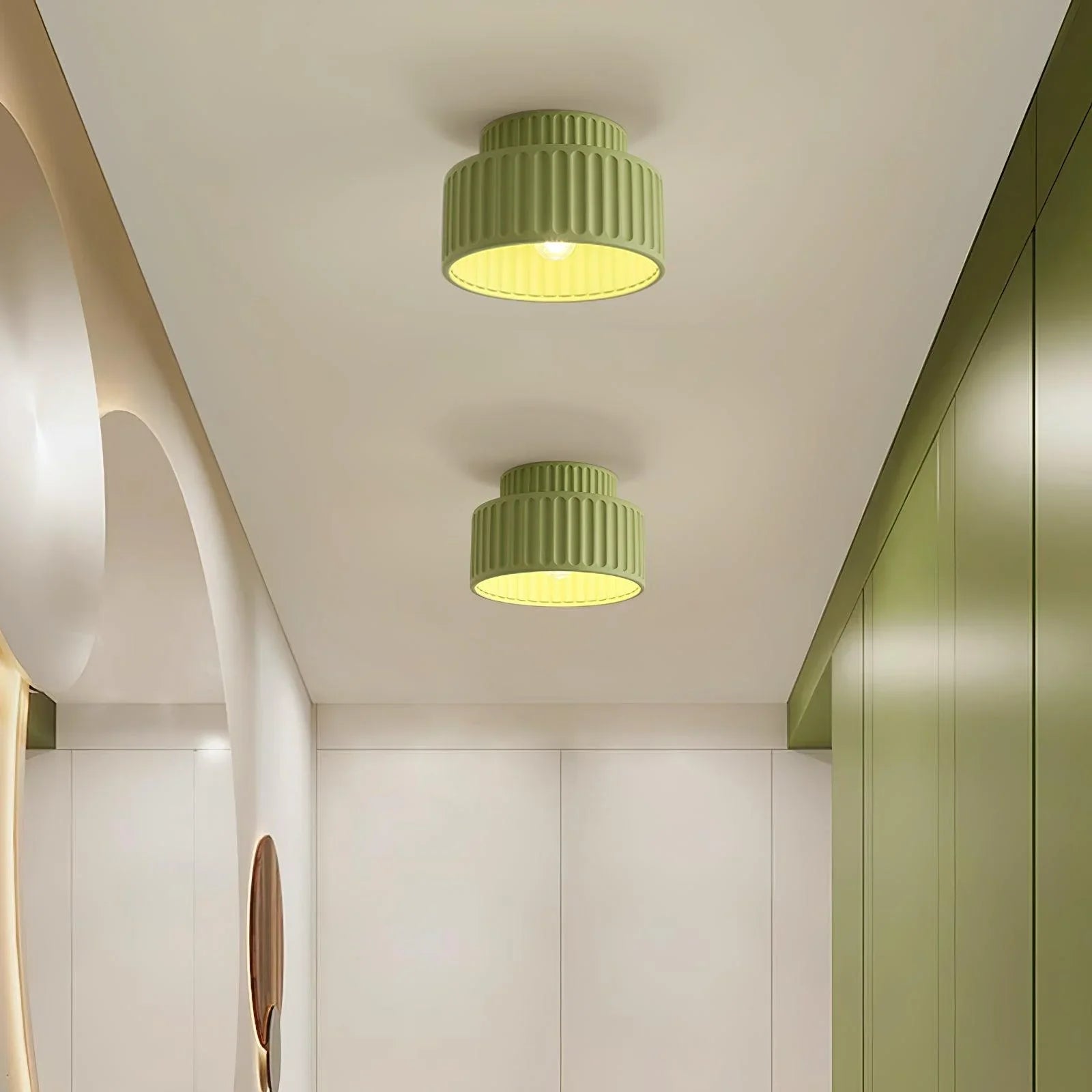Lilith Vintage Semi Flush Mount Ceiling Light