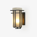 Outdoor Wall Lamp in Iron Retro Lantern