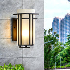 Outdoor Wall Lamp in Iron Retro Lantern