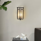 Outdoor Wall Lamp in Iron Retro Lantern