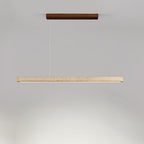 Imiror Minimalist Travertine Linear Pendant