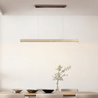 Imiror Minimalist Travertine Linear Pendant