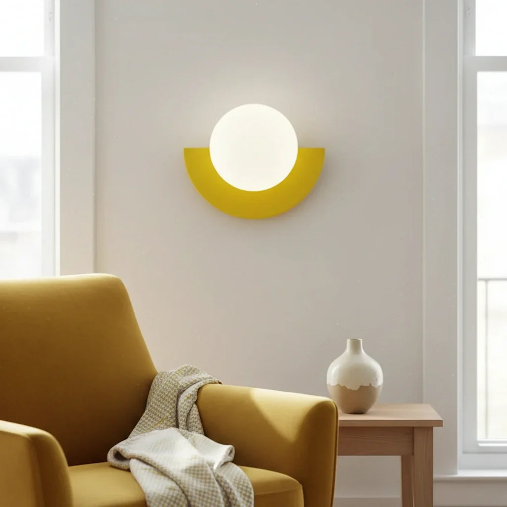 Linus Minimalist Colorful C.Wall Lamp