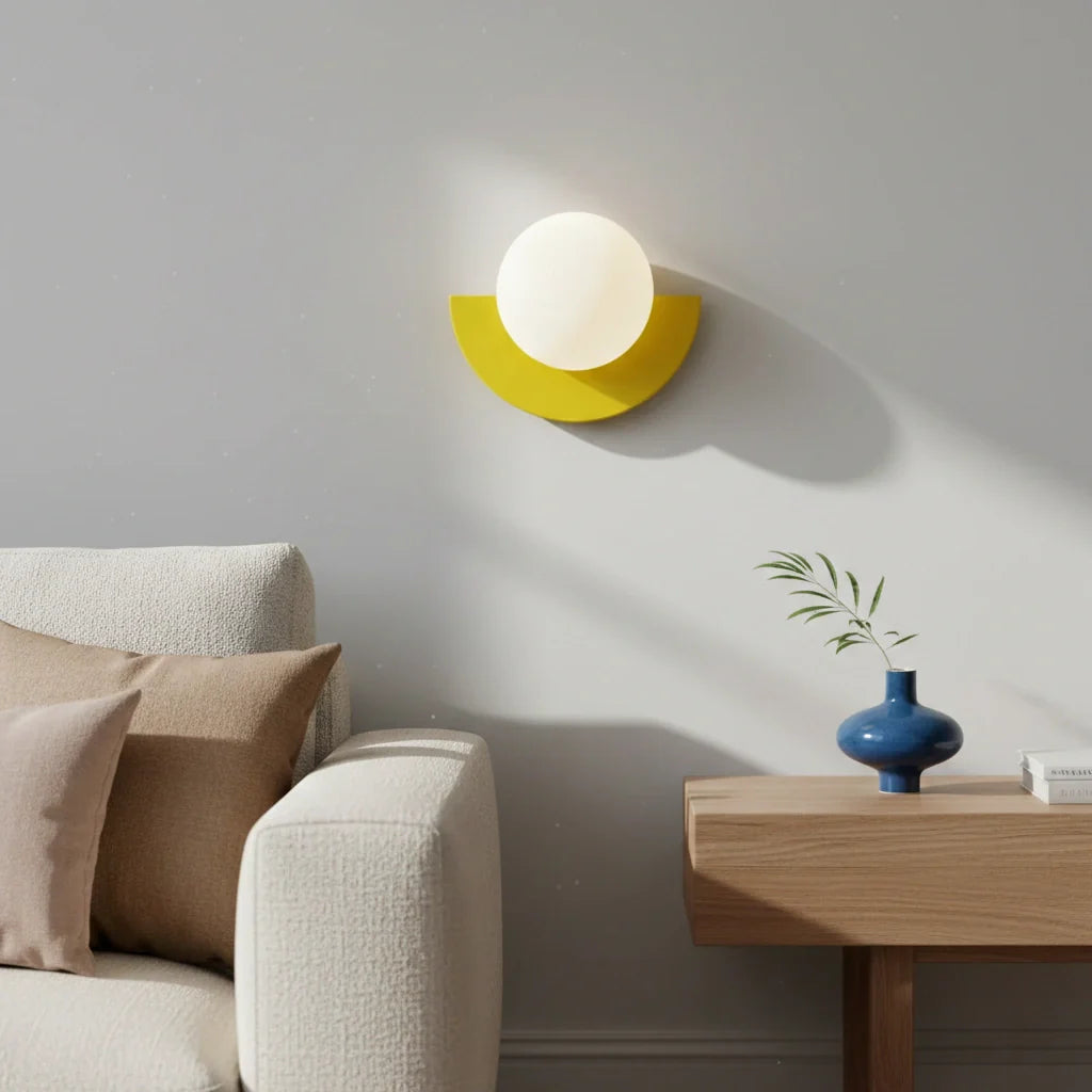 Linus Minimalist Colorful C.Wall Lamp