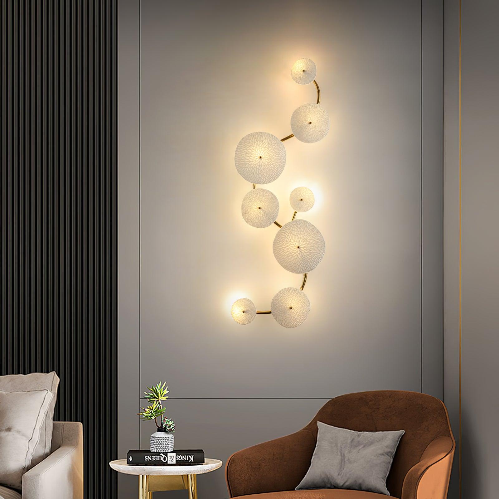 Jesse Nordic Art Petal Wall Lamp Elegant