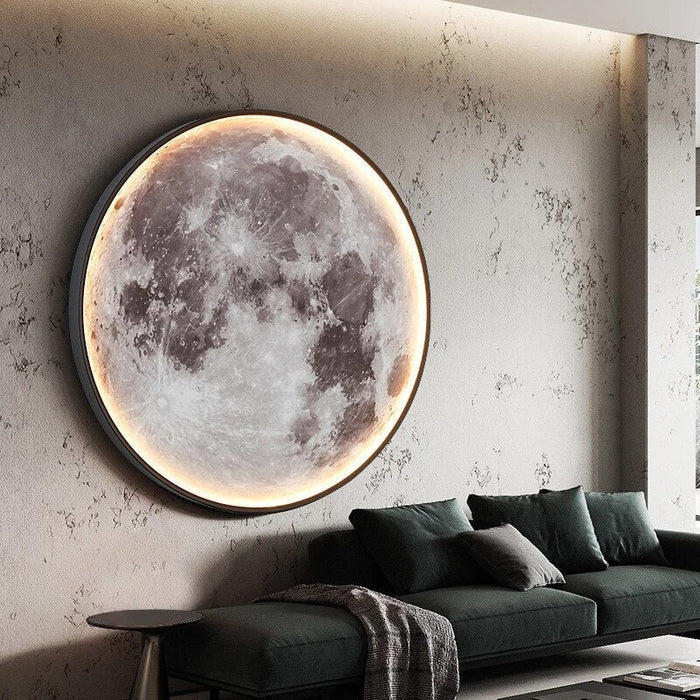 Decorative LED Wall Lamp in the Shape of a Moon