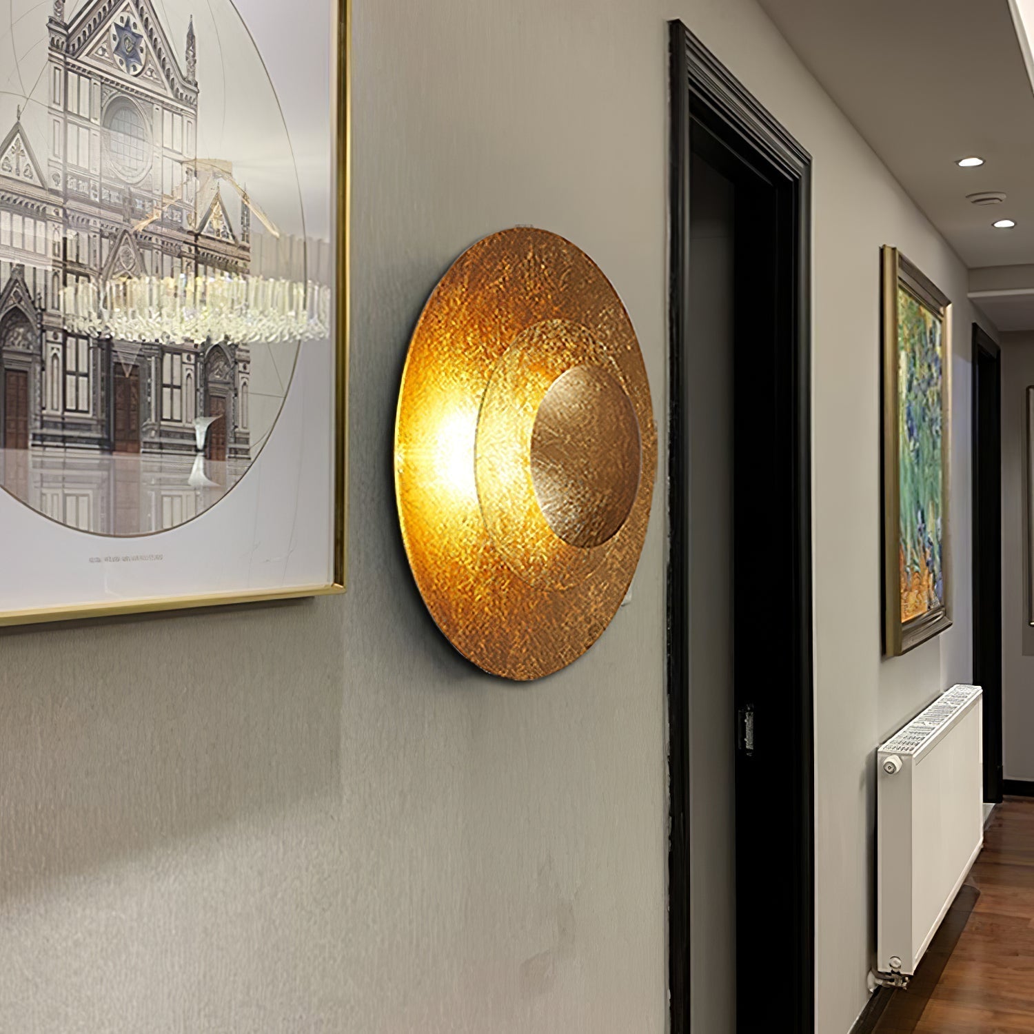 Solaris Vintage Leaf Wall Light