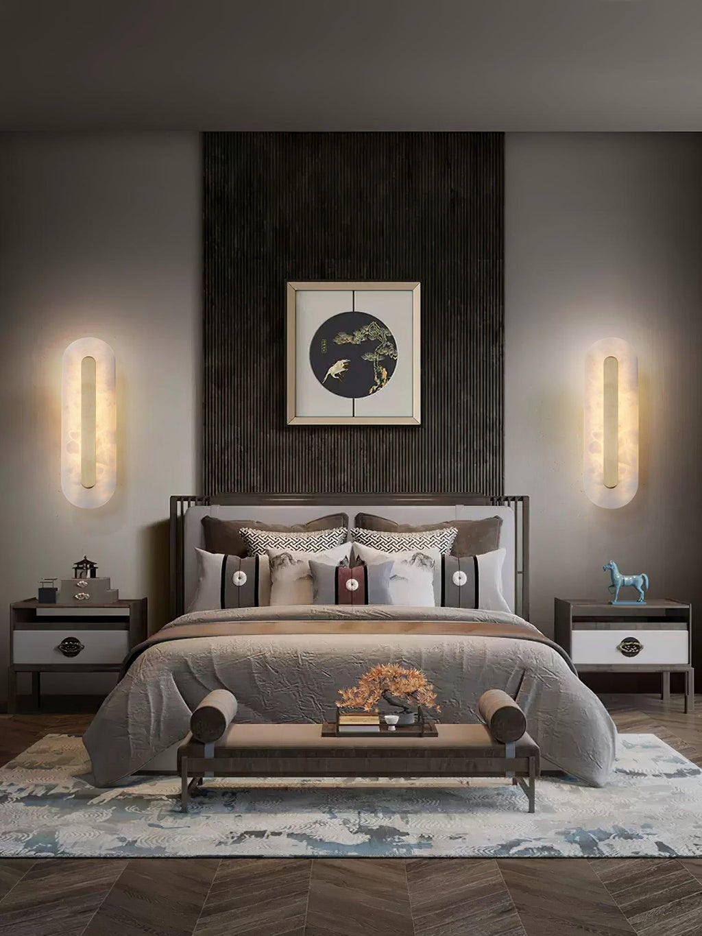 Selvia Wall Sconce in Alabaster