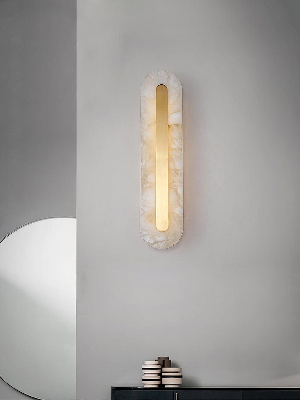 Selvia Wall Sconce in Alabaster