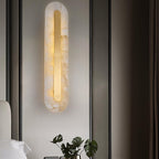 Hurn Alabaster Rounded Wall Lamp