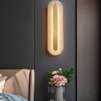 Hurn Alabaster Rounded Wall Lamp