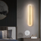 Hurn Alabaster Rounded Wall Lamp