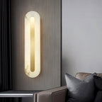 Hurn Alabaster Rounded Wall Lamp