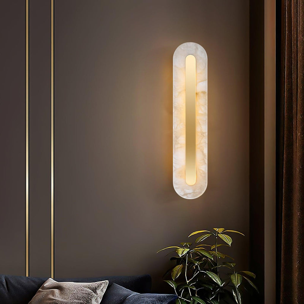 Selvia Wall Sconce in Alabaster