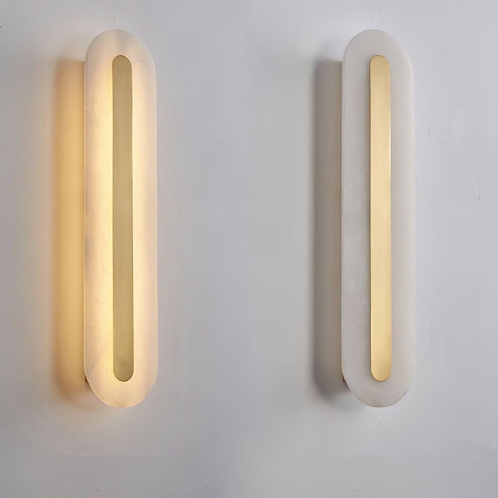 Hurn Alabaster Rounded Wall Lamp