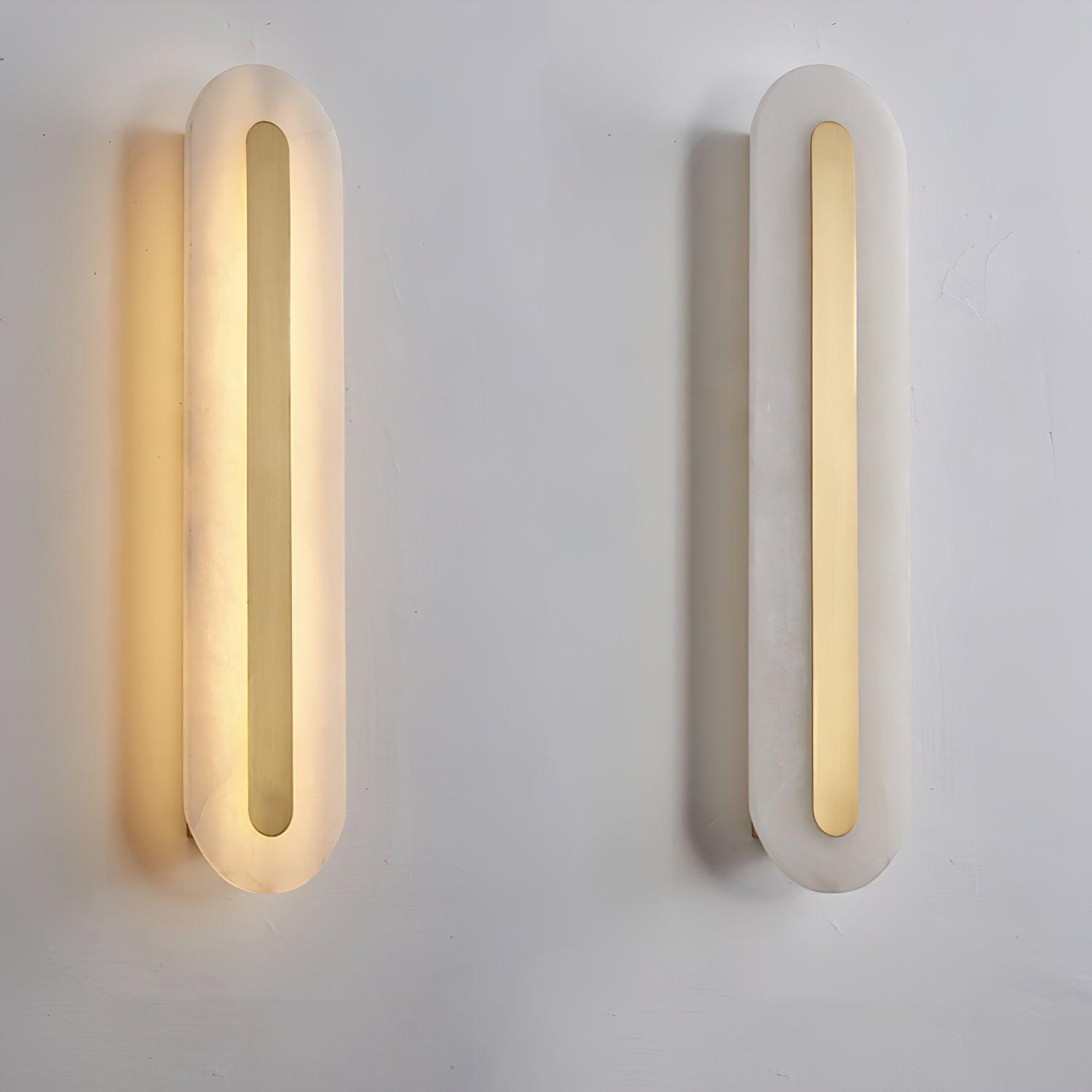 Hurn Alabaster Rounded Wall Lamp