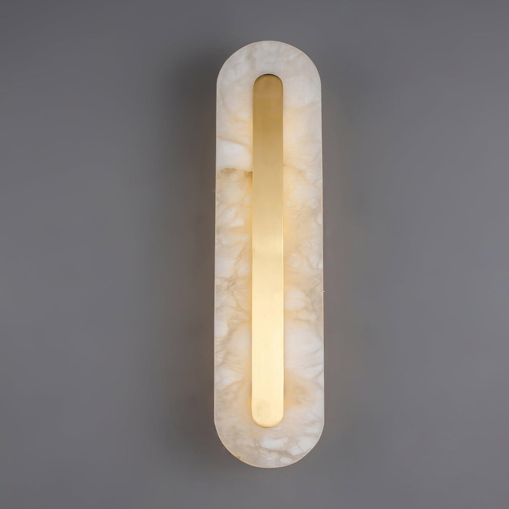 Hurn Alabaster Rounded Wall Lamp