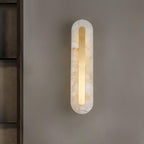 Hurn Alabaster Rounded Wall Lamp