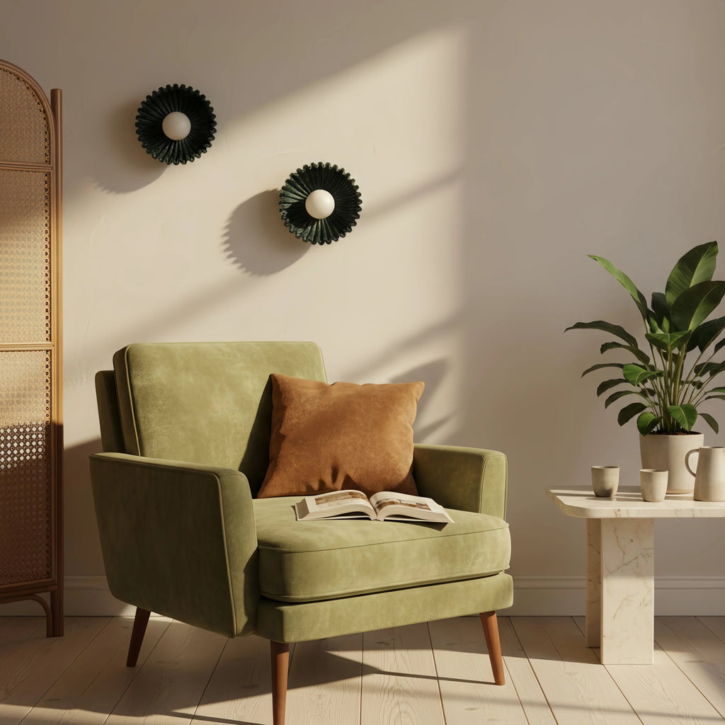 Marenys Modern Ceramic Flower Wall Light