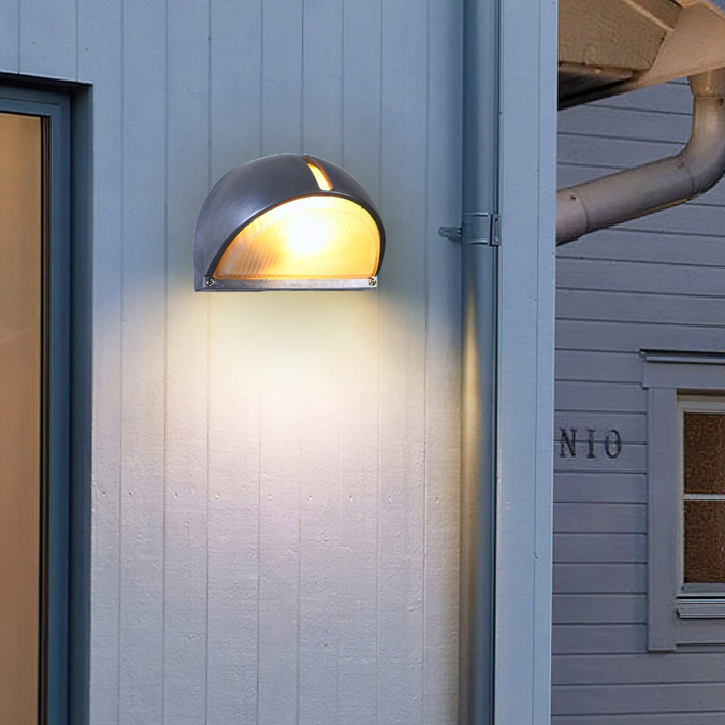 Olcarila Vintage Outdoor Glass Wall Sconce