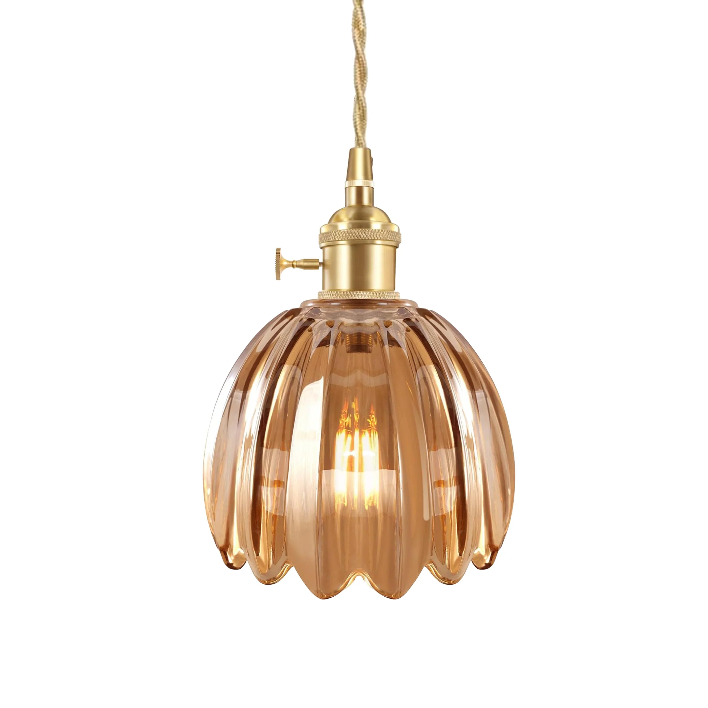 Marlee Petite Glass Flower Pendant Light