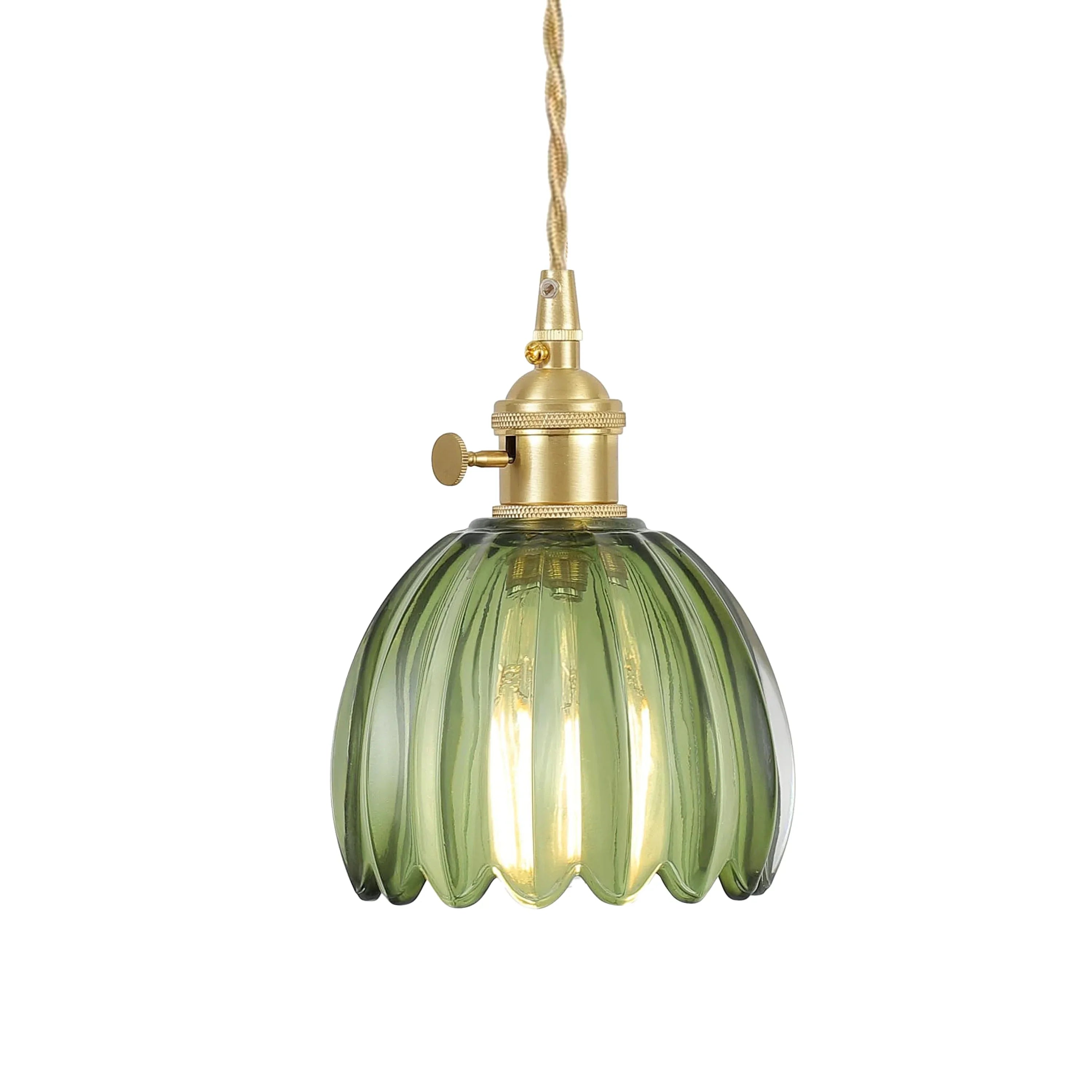 Marlee Petite Glass Flower Pendant Light