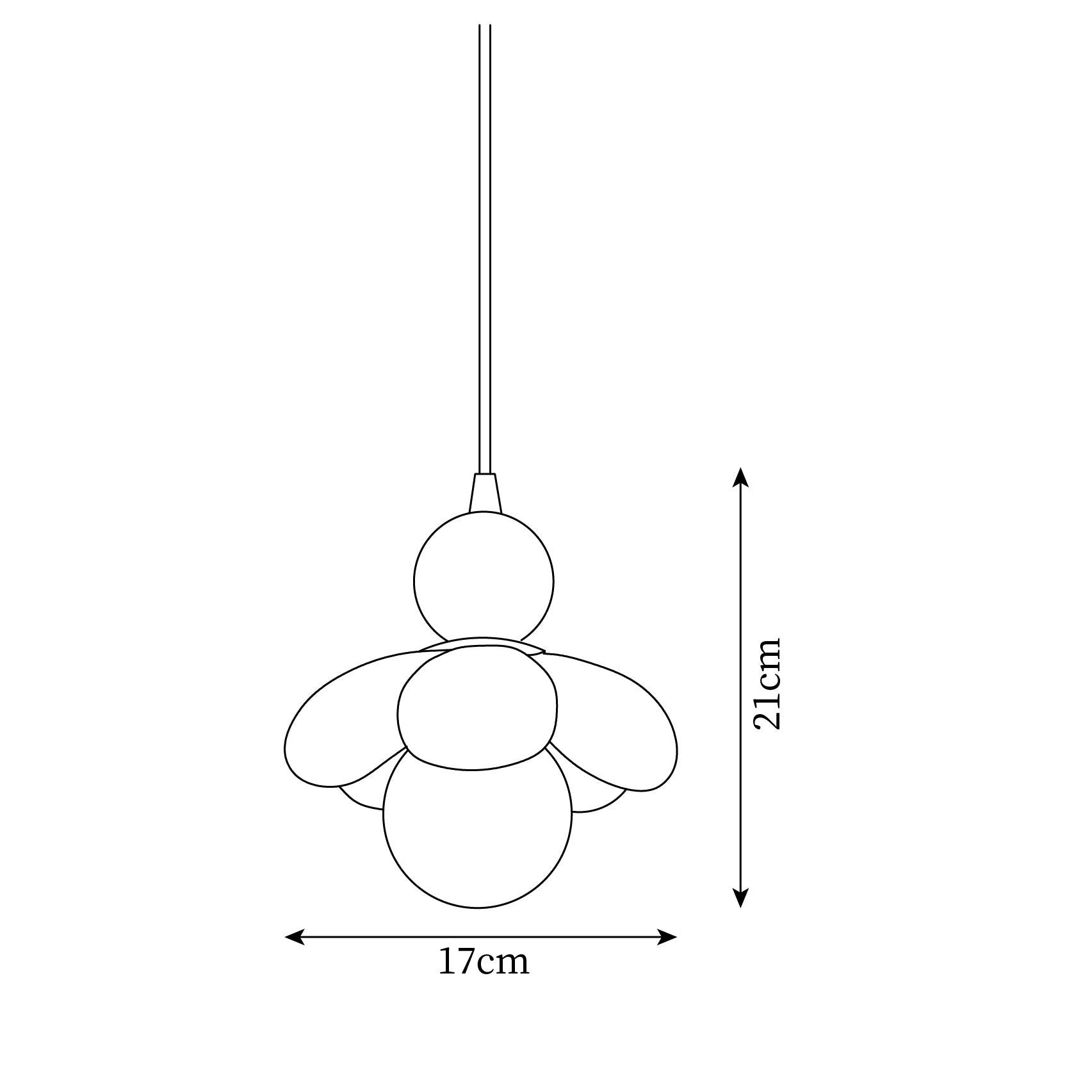 Blossi Modern Flower Suspension