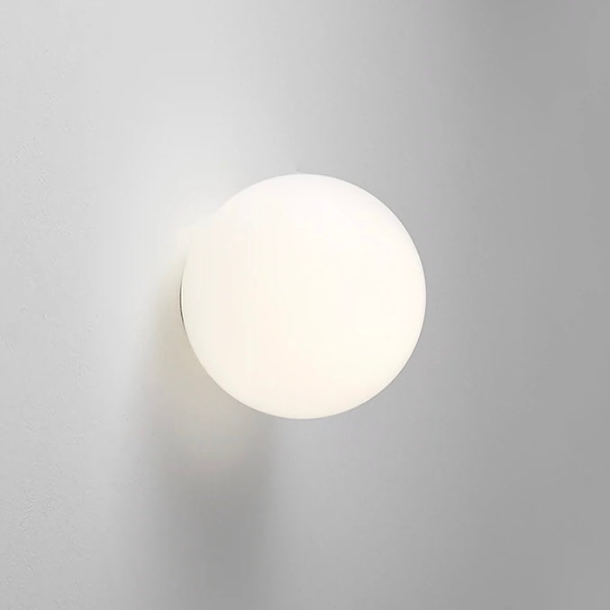Modern LED Wall Lamp Sphere – Minimalist Wall Sconce for Bedroom, Living Room, and Hallway