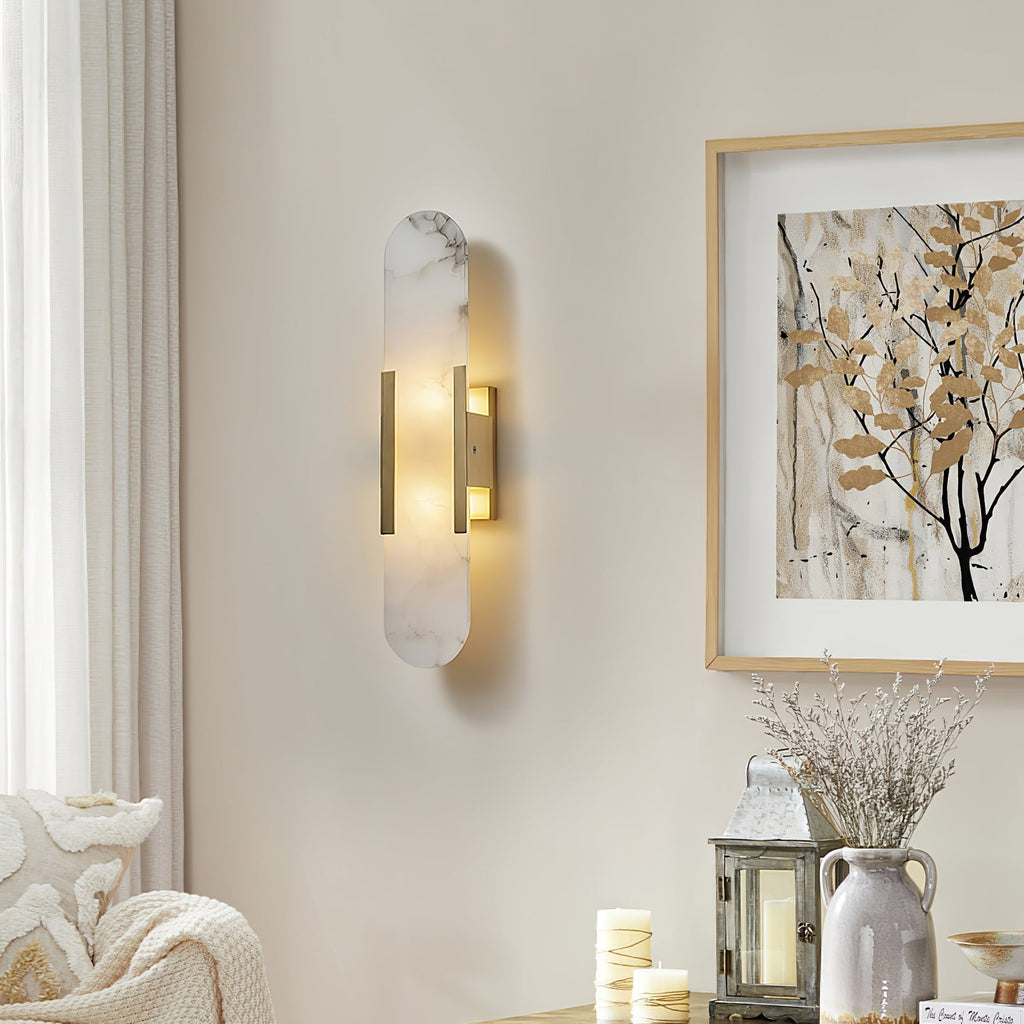 Veo Luxury Alabaster Wall Lamp