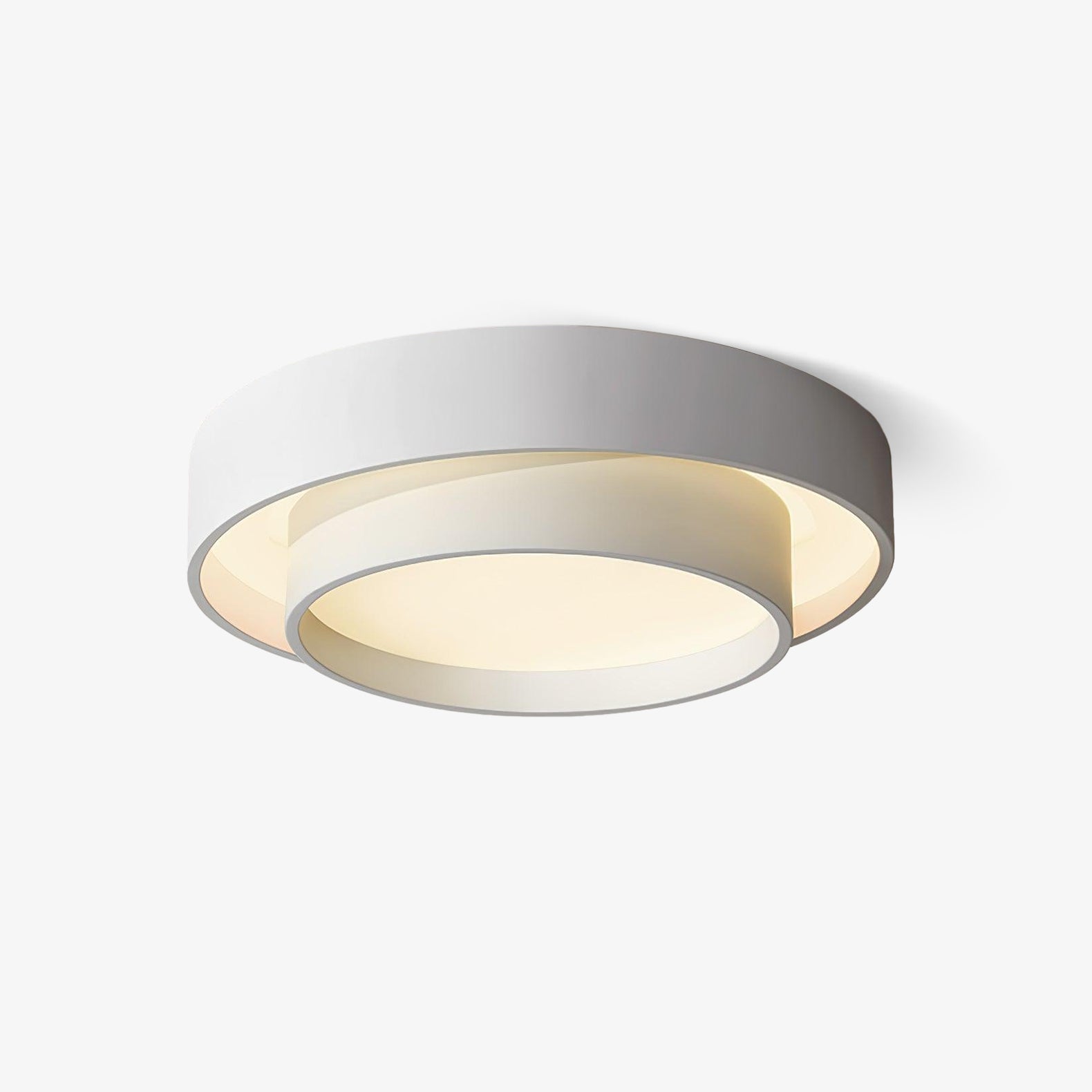 Double Layer Cylinder Modern Ceiling Lamp