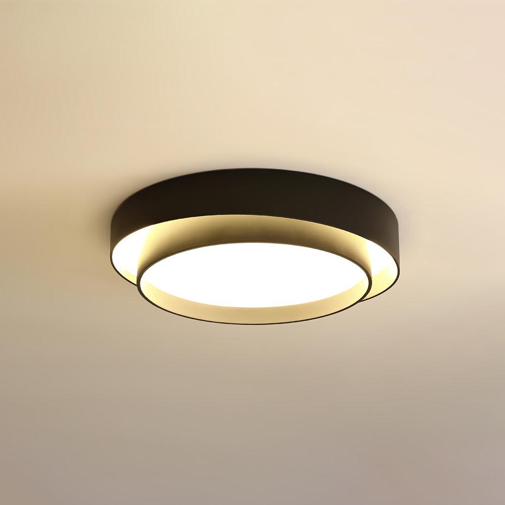 Double Layer Cylinder Modern Ceiling Lamp