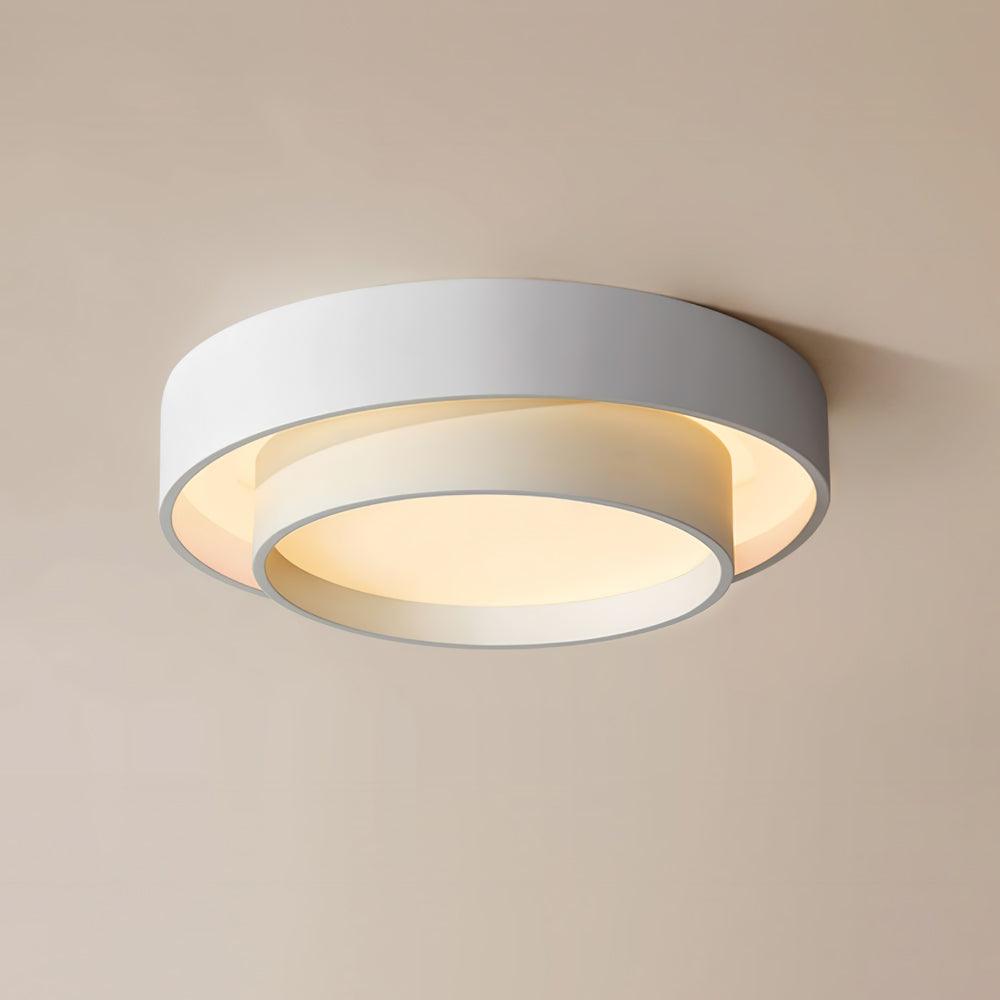Double Layer Cylinder Modern Ceiling Lamp