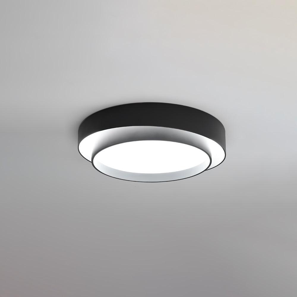 Double Layer Cylinder Modern Ceiling Lamp