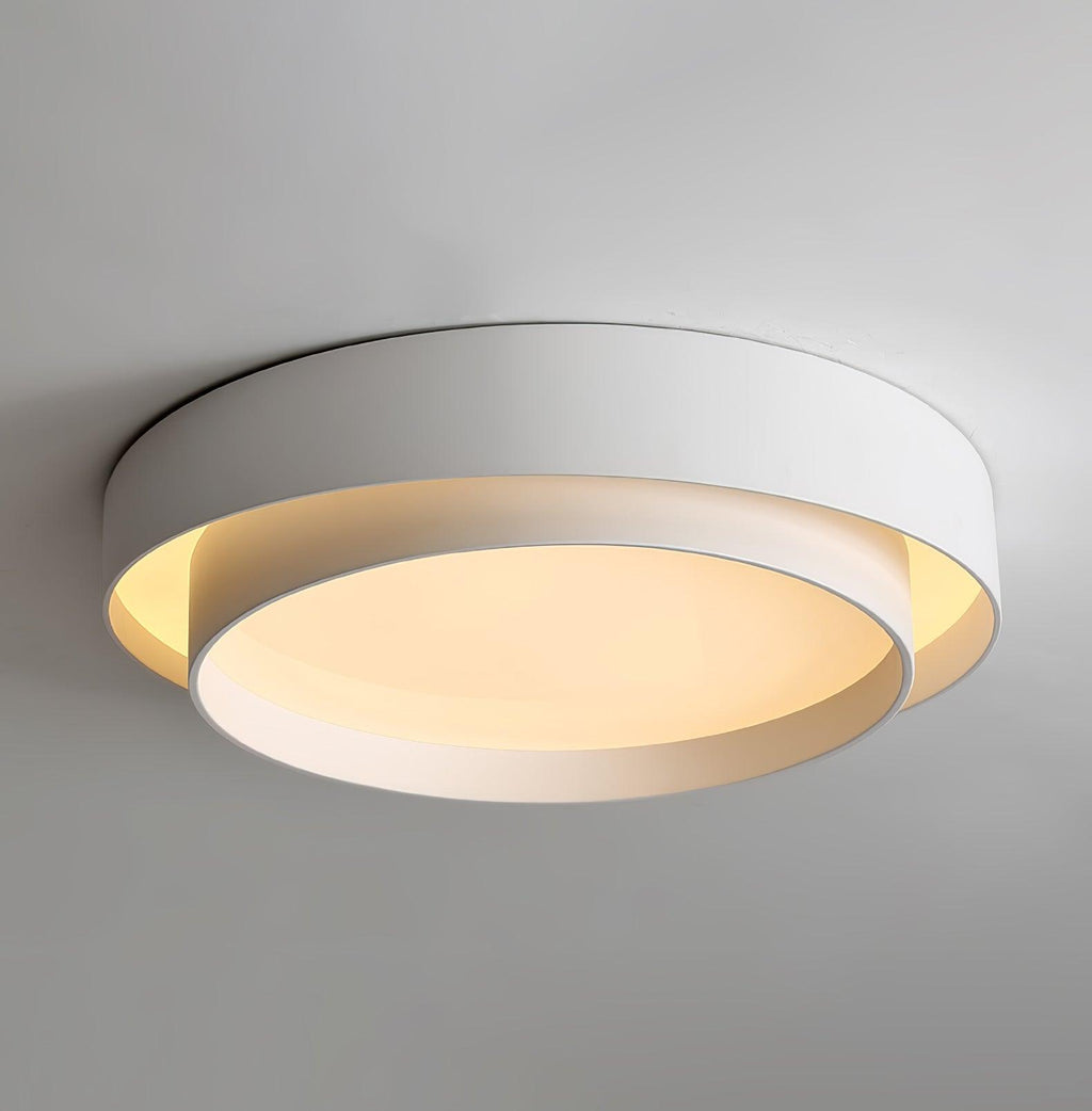 Double Layer Cylinder Modern Ceiling Lamp