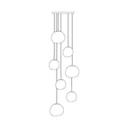 Valentina Pendant Light Irregular Sculptural