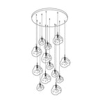 Valentina Pendant Light Irregular Sculptural