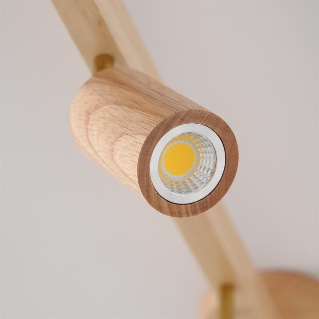 Veril Track Lighting Spotlight Wood