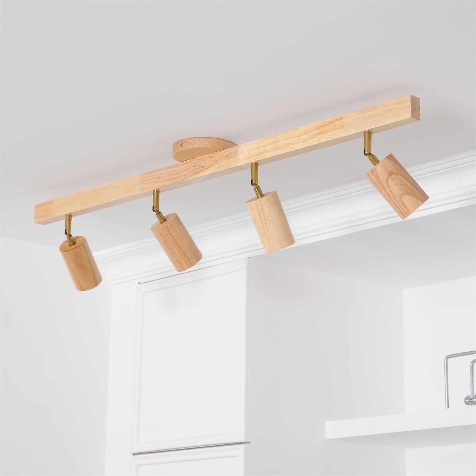 Veril Ceiling Spot Light Wood