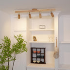Veril Track Lighting Spotlight Wood