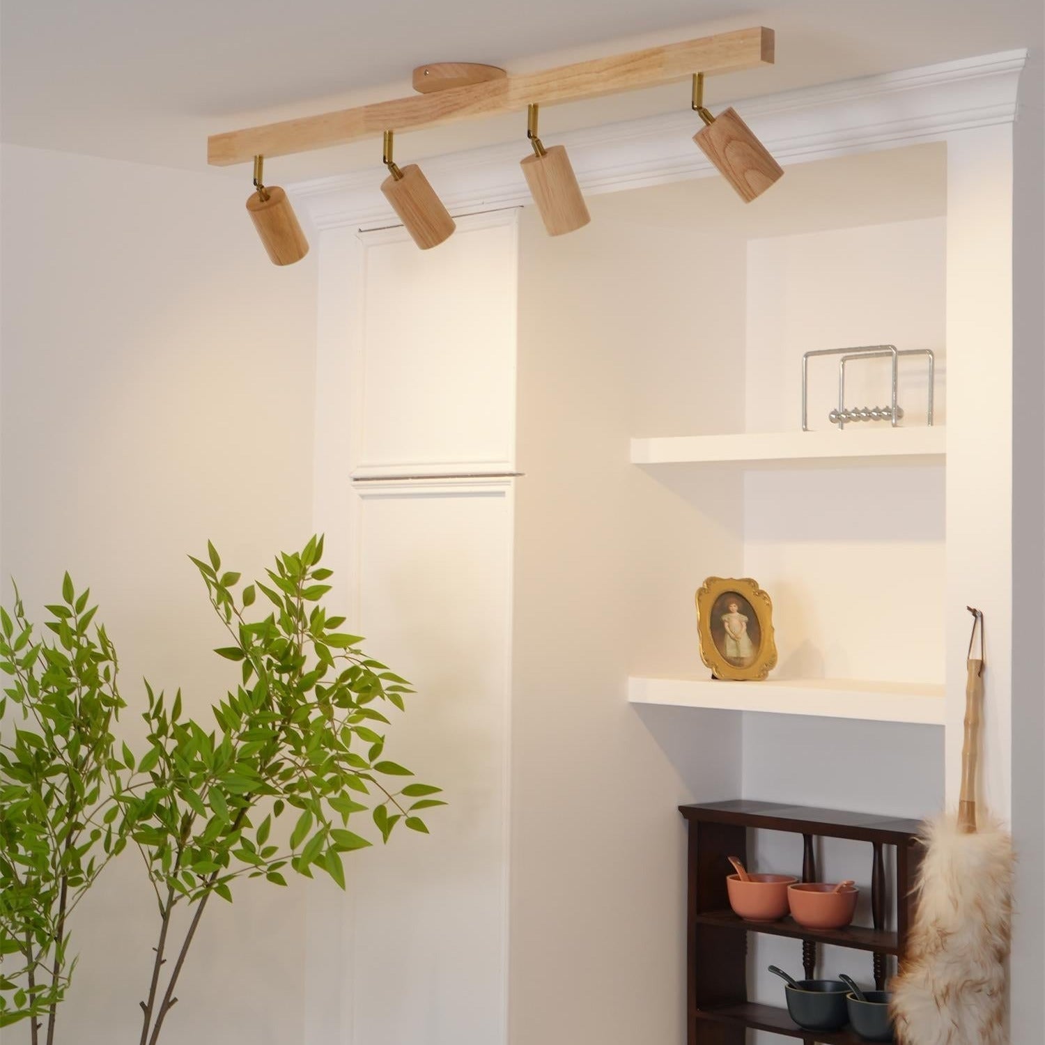 Veril Ceiling Spot Light Wood