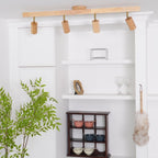 Veril Track Lighting Spotlight Wood