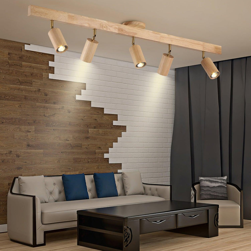 Veril Ceiling Spot Light Wood