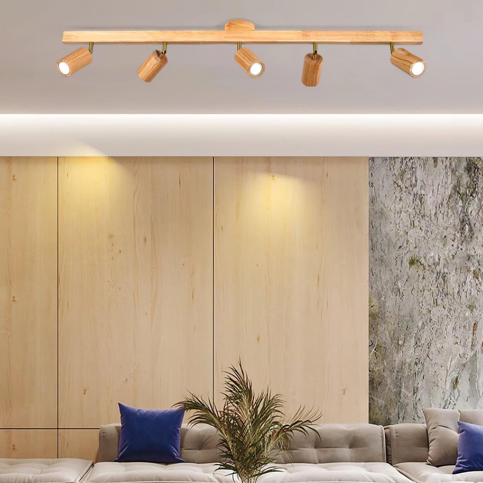 Veril Ceiling Spot Light Wood