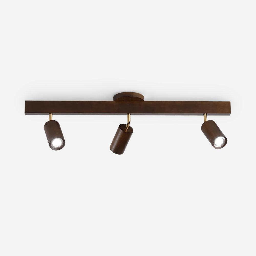 Veril Track Lighting Spotlight Wood