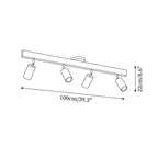 Veril Track Lighting Spotlight Wood