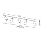 Veril Ceiling Spot Light Wood