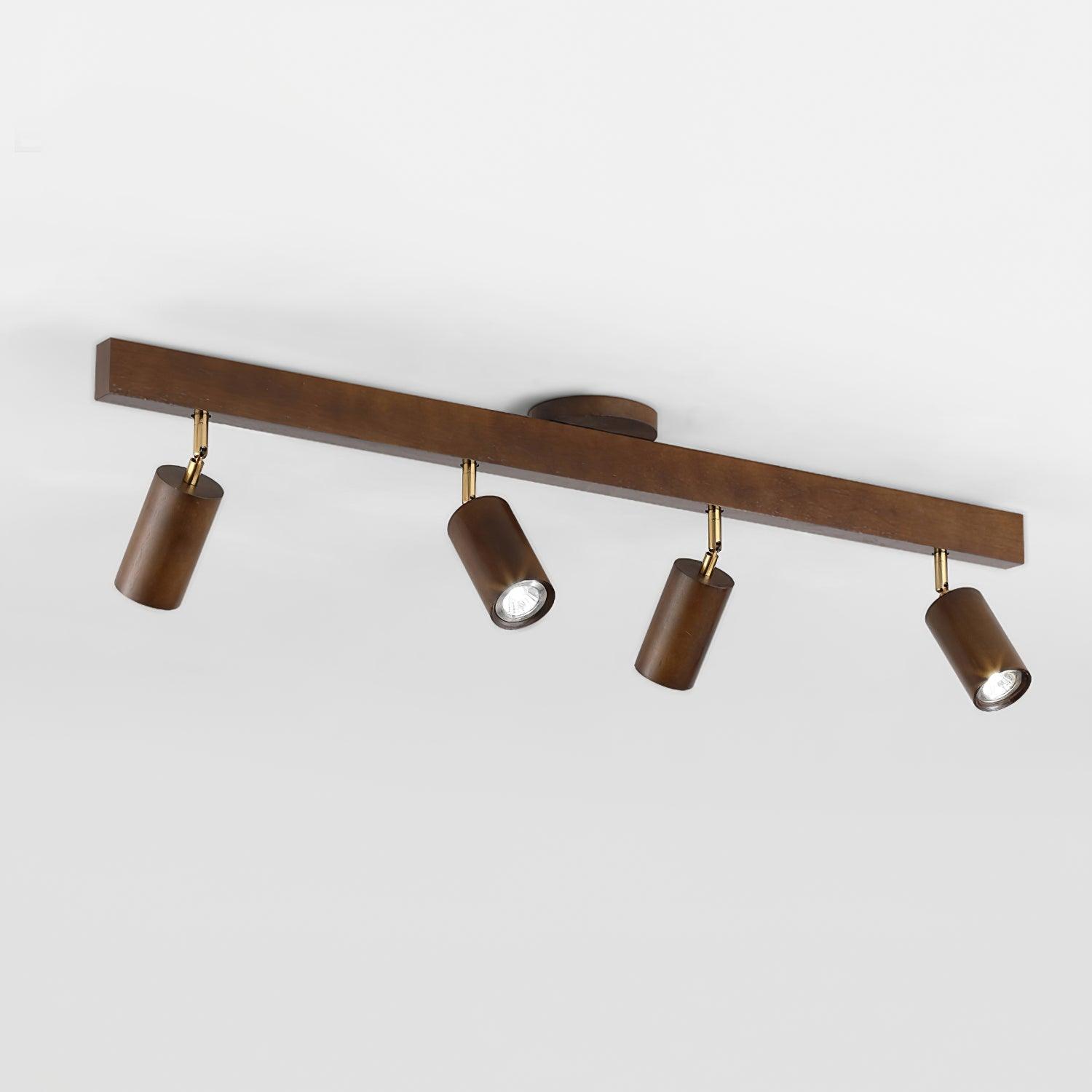 Veril Track Lighting Spotlight Wood