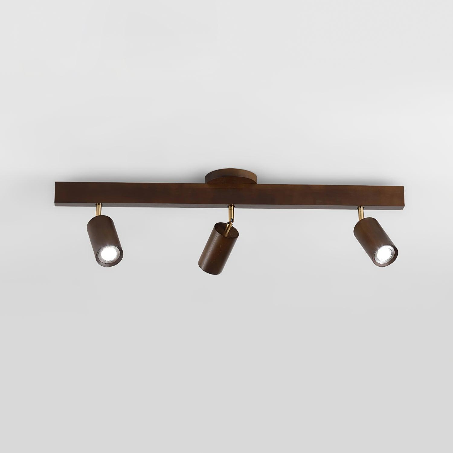 Veril Track Lighting Spotlight Wood